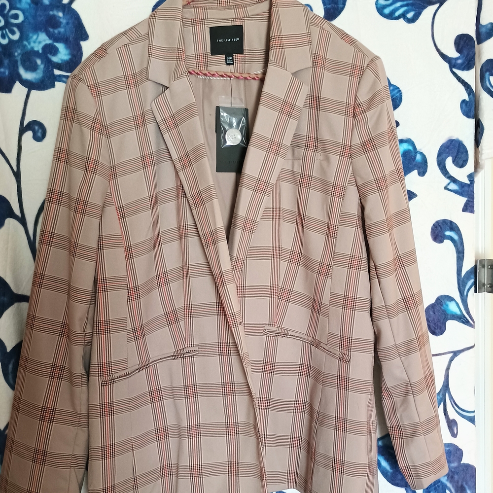 The Limited Plaid Blazer
